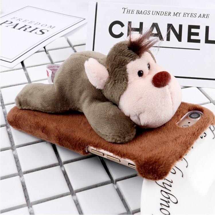 送料無料 4種類 Iphone11対応 Iphoneケース ゆる 動物 アニマル ぬいぐるみ ふわふわ もこもこ アイフォンケース スマホケース La Preference