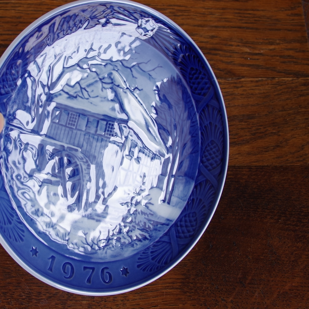 ロイヤルコペンハーゲン クリスマスプレート 1976年 ヴィンテージ Royal Copenhagen イヤープレート 北欧 デンマーク Flohmarkt フローマルクト