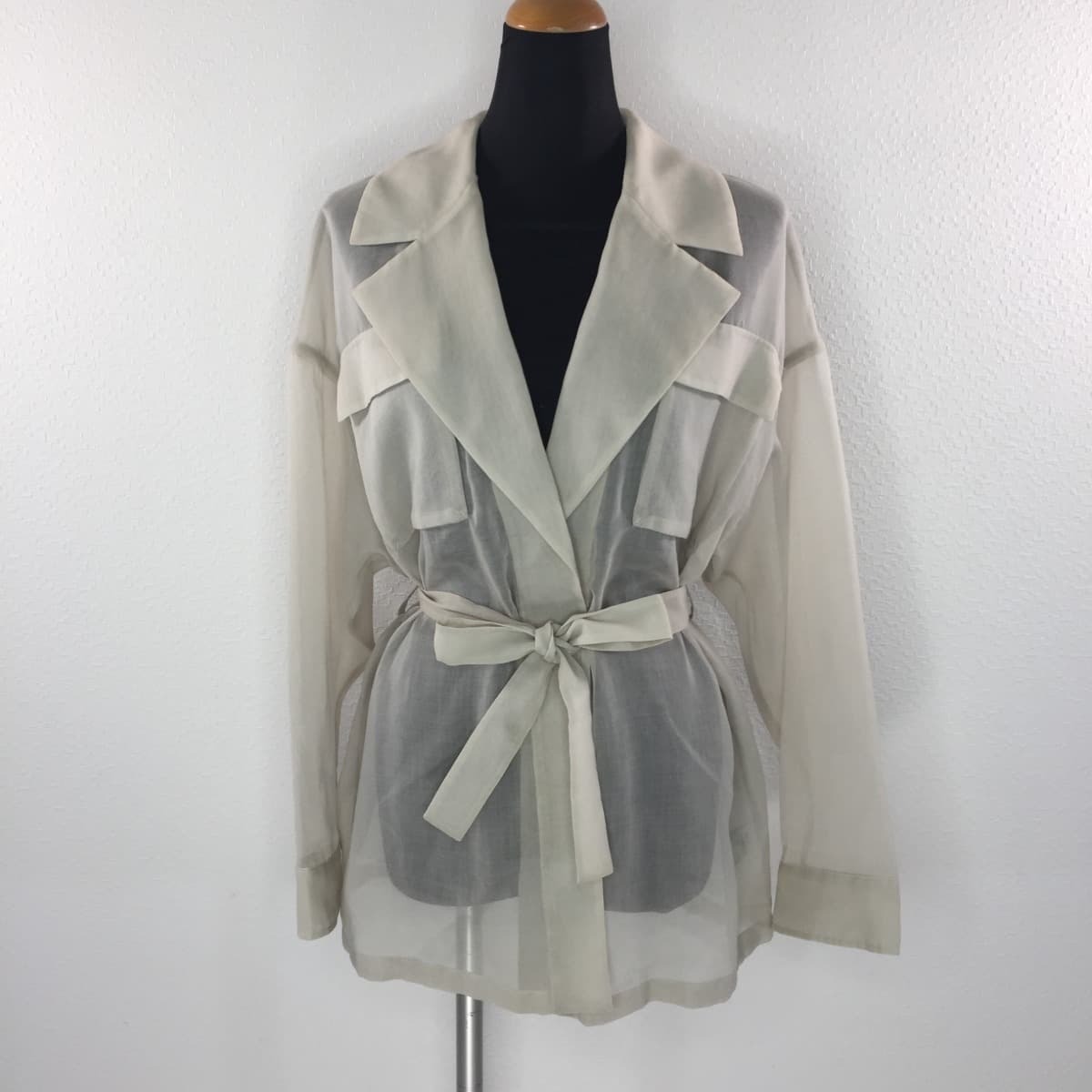 Ameri Vintage アメリヴィンテージ Sheer Lady Army Shirt シアーレディアーミーシャツ ミリタリー シースルージャケット フクル ファッションブランドユーズドセレクトショップ