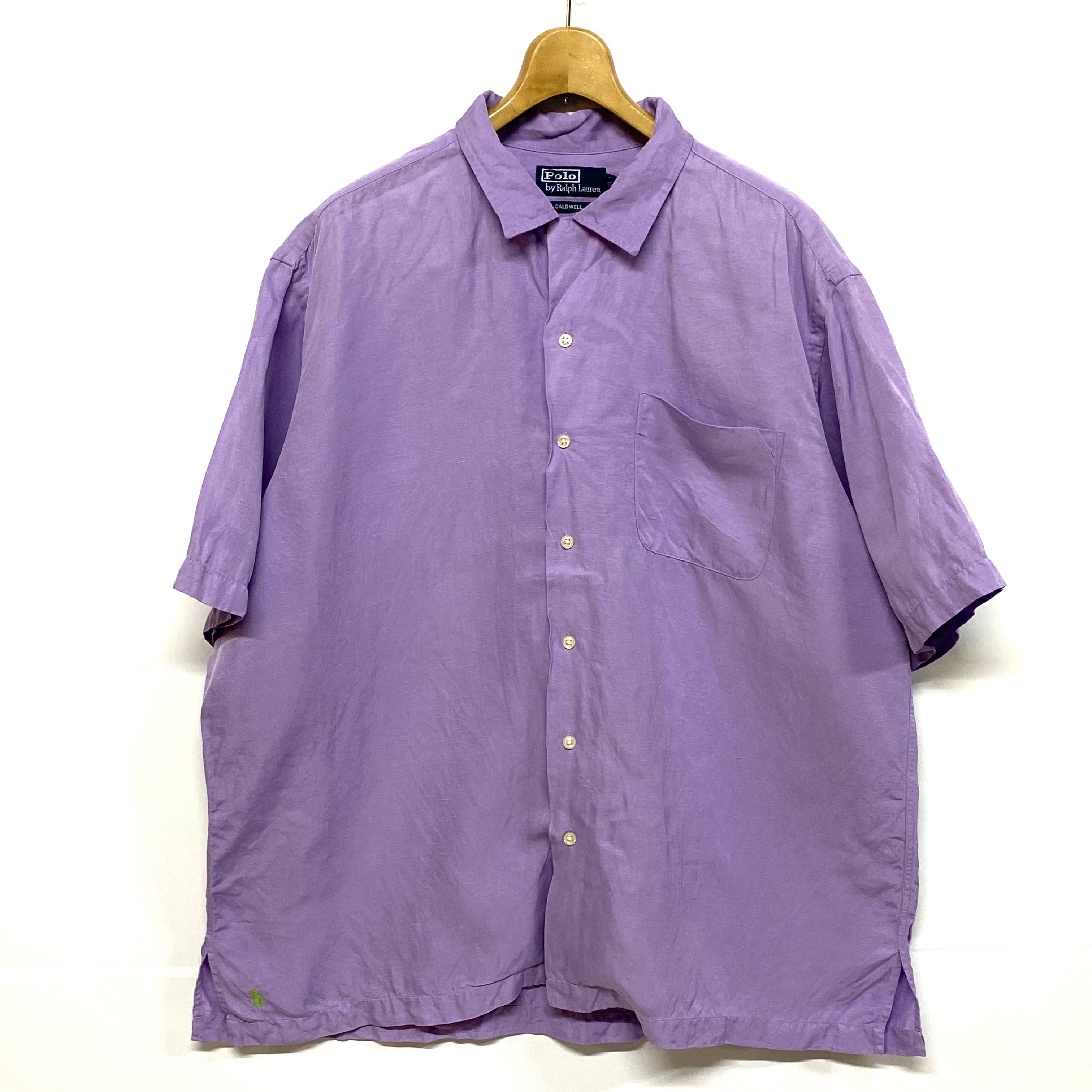 希少 ラルフローレンパープル Ralph Lauren Purple Label メンズ シャツ ブラウス カラーシャツ トップス ゼブラプリント リネンシャツ 21年春夏再販 Kweli Shop