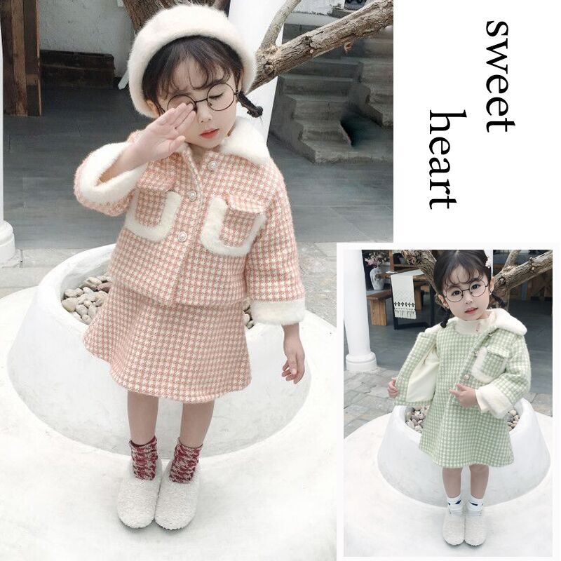 キッズ 暖かツーピース ワンピース ジャケット ガールズドレス 女の子ドレス ワンピース フォーマルドレス シフォン 発表会 演奏会 結婚式 ボア 送料無料 韓国レディース キッズファッション Londonbridge ロンドンブリッジ