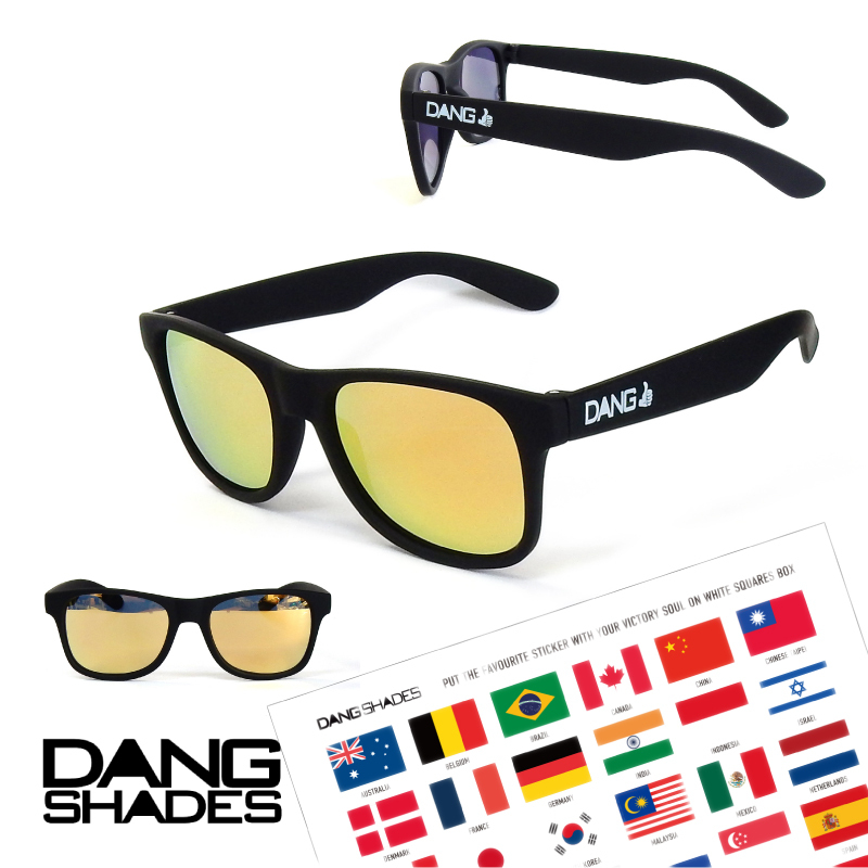 Dang Shades ダン シェイディーズ Loco ハイコントラストレンズ ロコ Vidg サングラス ケース 付属 アウトドア ユニセックス メンズ レディース キャンプ ウィンター スポーツ スノボ スキー 紫外線 メガネ 眼鏡 グラス おしゃれ かっこいい カラー ライト