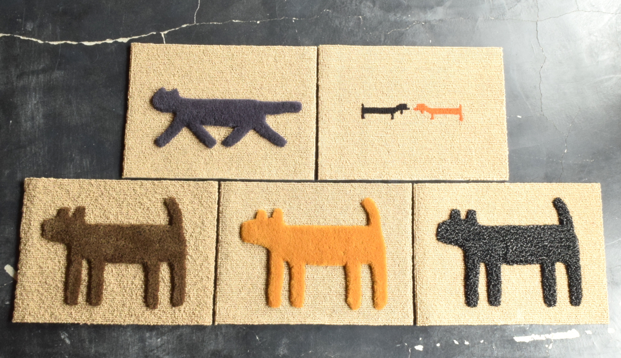 F Style Doggy Mat Lovers 玄関マット 犬用マット Apartment Online Store