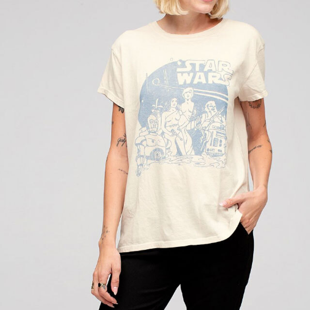 送料無料 Junk Food ジャンクフード Star Wars Classic スターウォーズ レディース ゆったり Tシャツ Kei Style