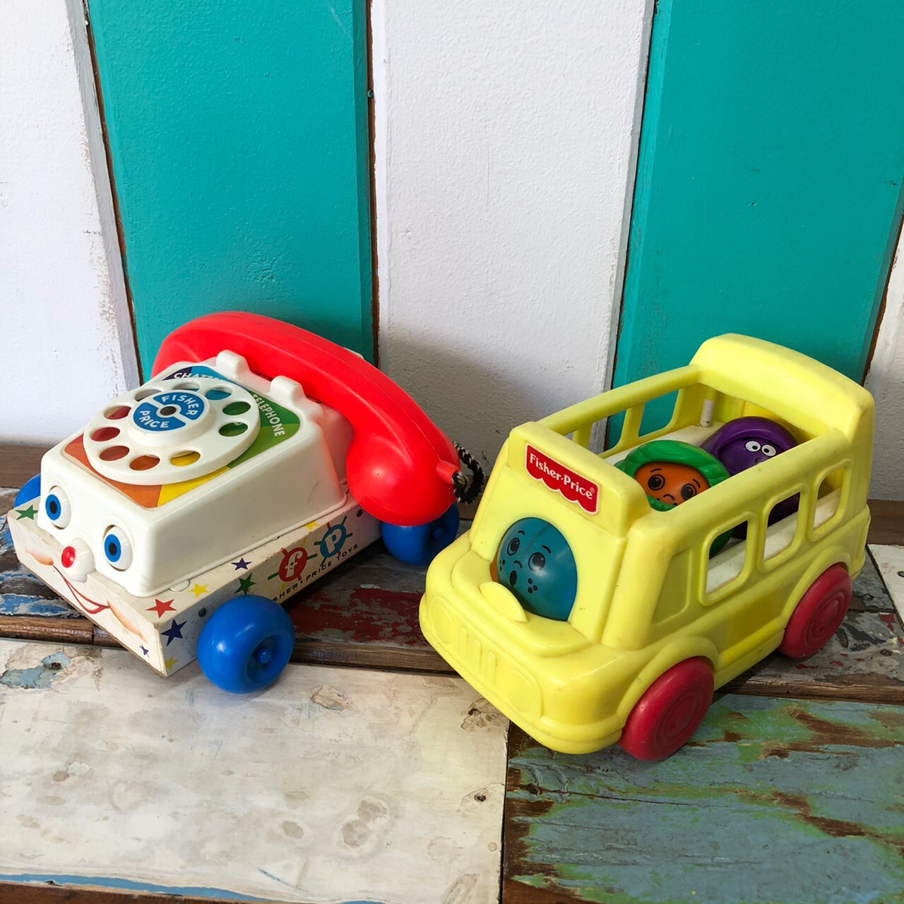 60s Vintage Fisher Price Chatter Telephone Wooden フィッシャープライス チャッターフォン The Puppez E Shop ザ パペッツ松本 Webショップ