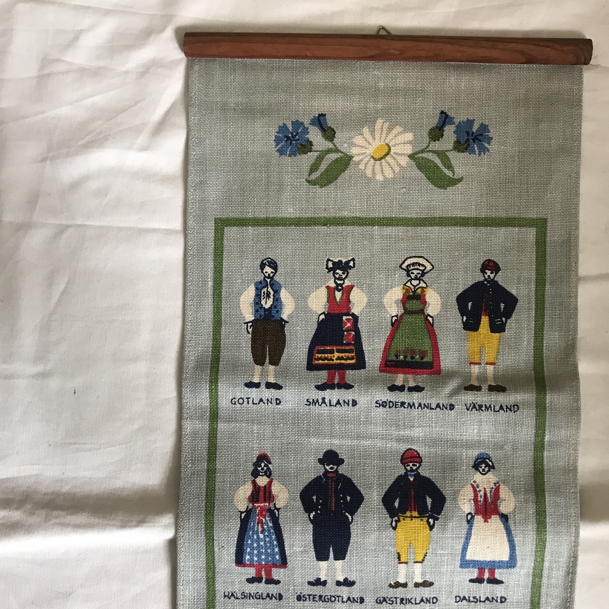 スウェーデンの民族衣装の壁掛け Tsuitachi Craft Brocante