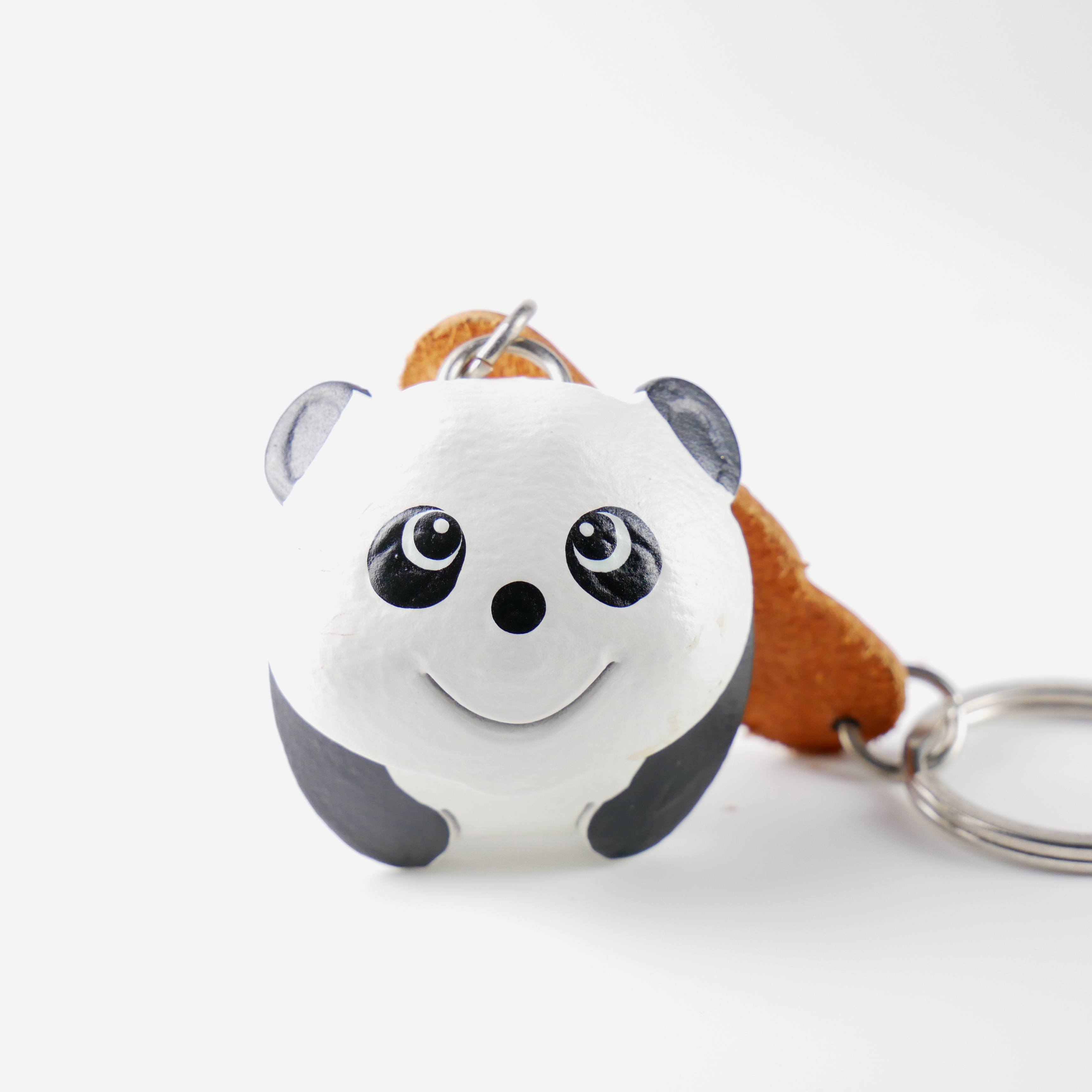 パンダ レザーキーホルダー 動物雑貨 アニマルアクセサリー サファリマーケット Safarimarket