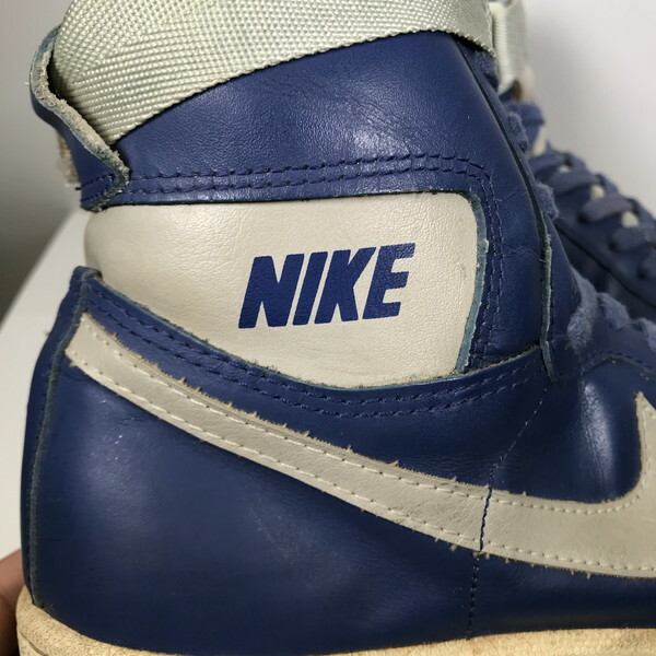 80 S Nike ナイキ Dynasty ダイナスティー 85年 オリジナル ブルー グレー 青灰 バスケットシューズ ノンエア レアモデル Us9 5 Korea製 希少 ヴィンテージ Agito Vintage