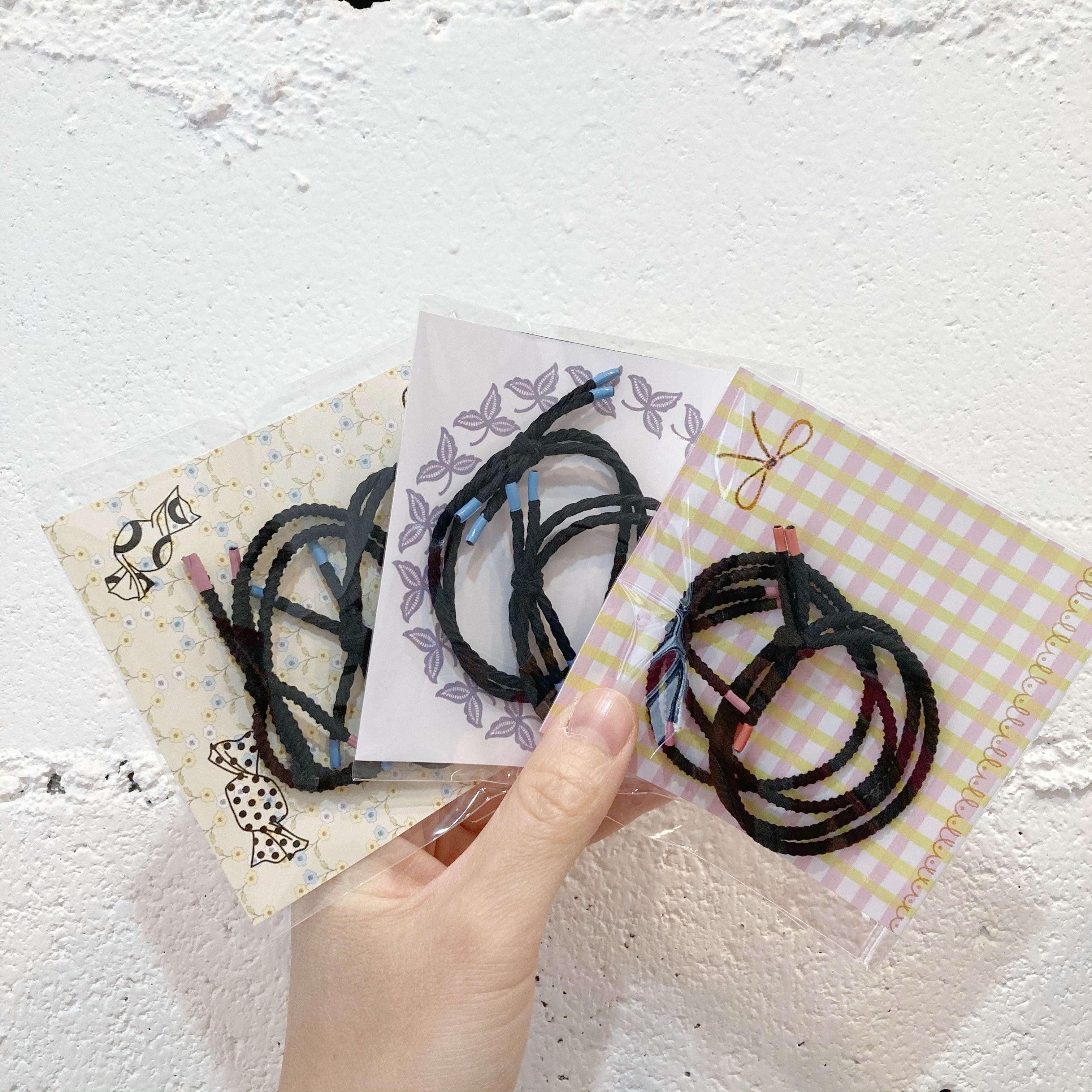 てんちょーselect ダブルヘアゴム2個set ブラック Solmu