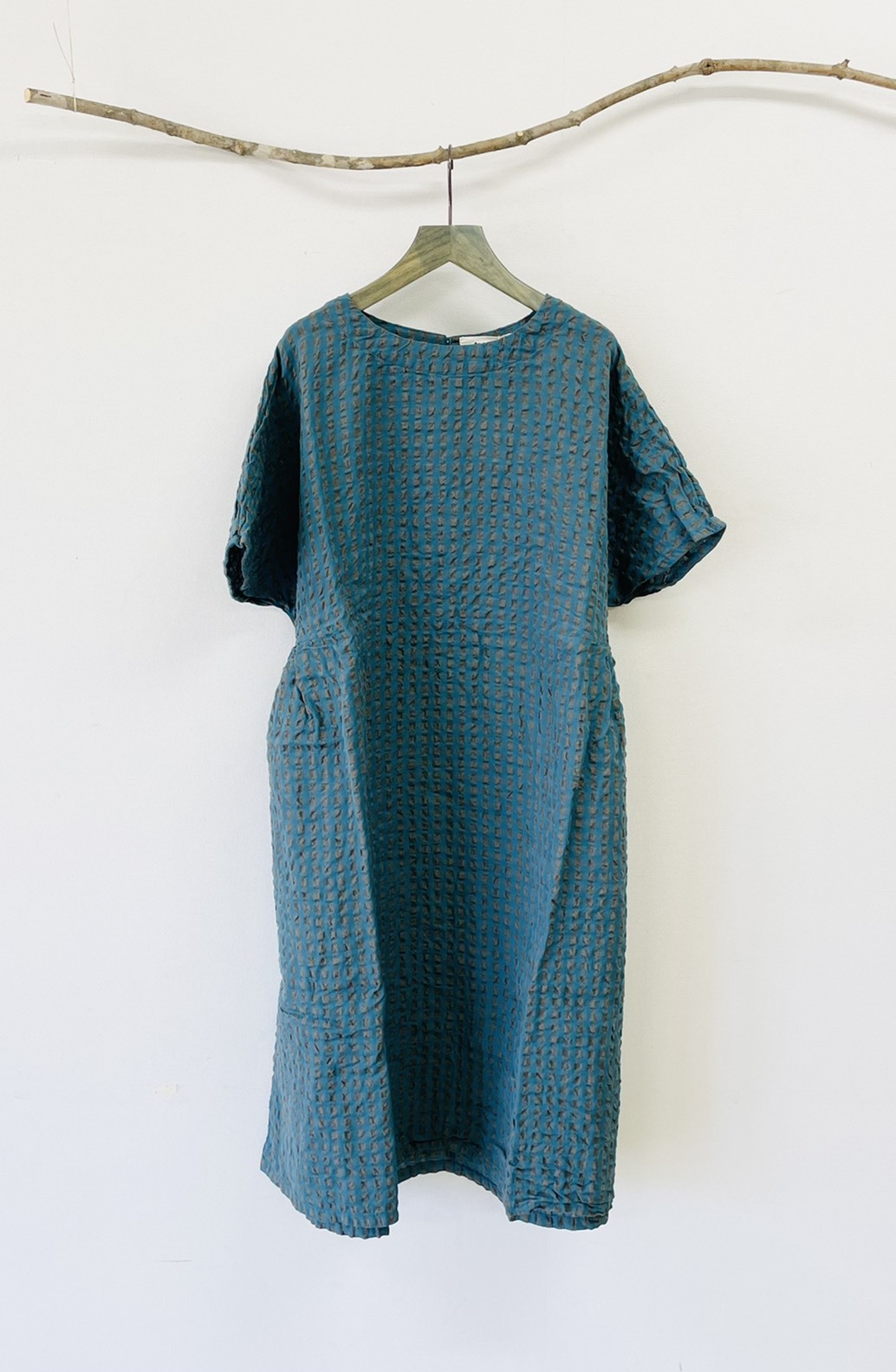 Tumugu リネンコットンギンガムワンピース Tb Syozikiya Online Shop