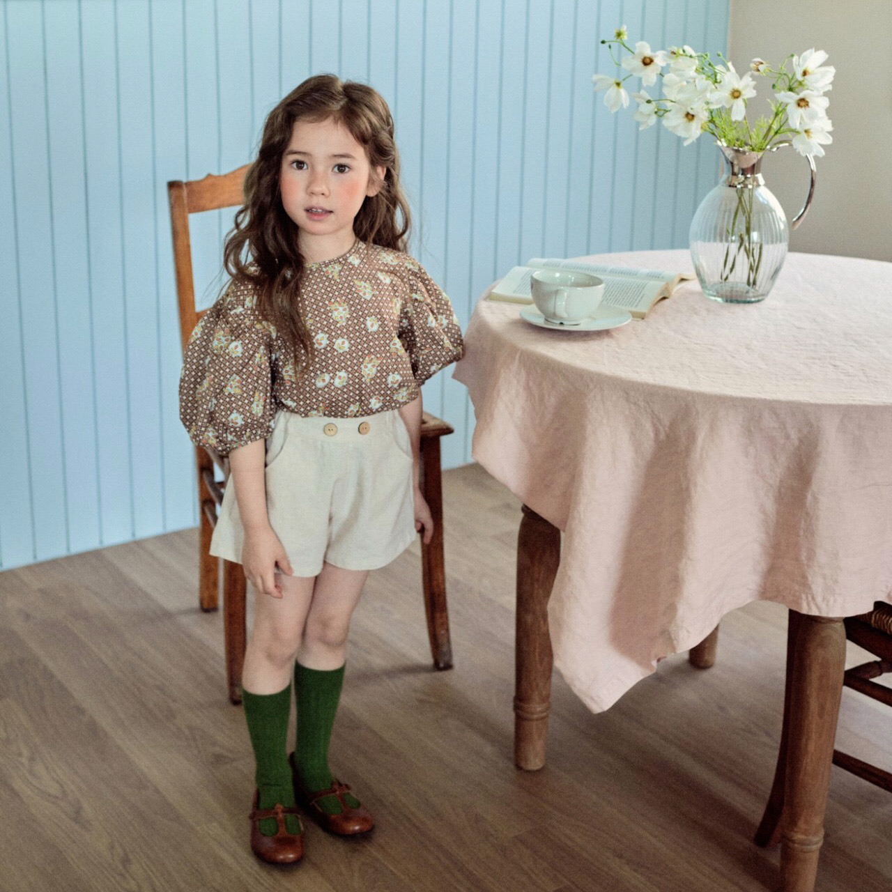 クリアランス Last 1 即納 Pe007 Azela Shorts ショートパンツ 女の子 子供服 Hippo Birds Base Shop