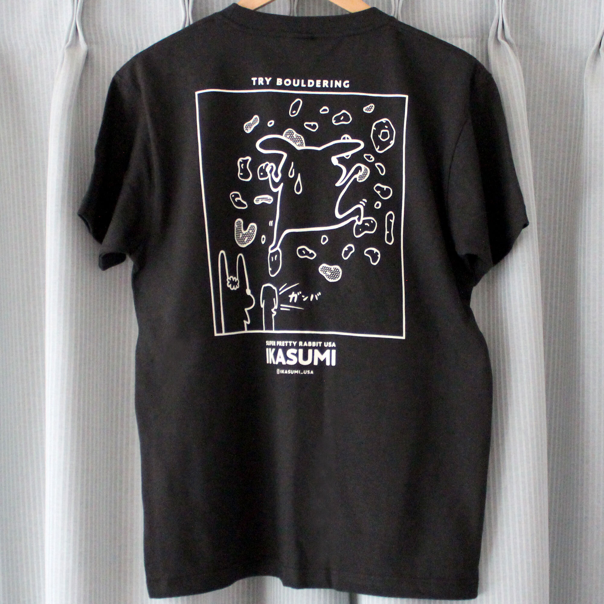 Ikasumi 全８色tシャツ ボルダリング ブラック S Xl Ikasumi