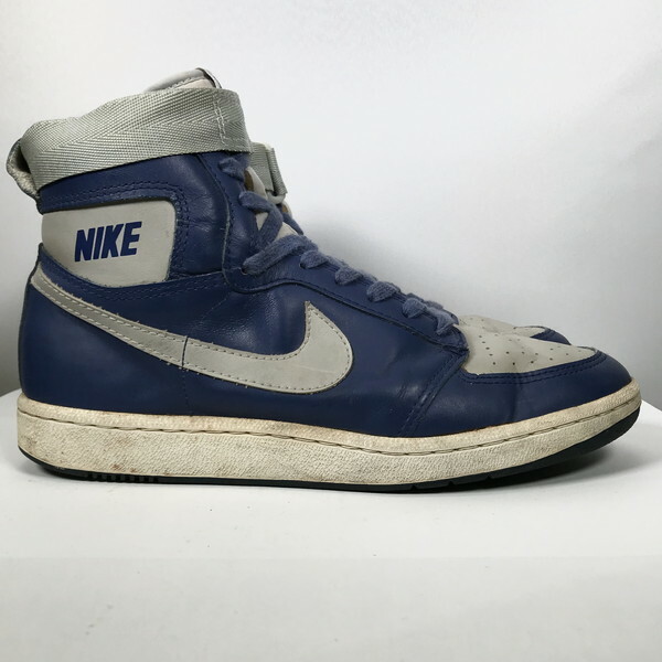 80 S Nike ナイキ Dynasty ダイナスティー 85年 オリジナル ブルー グレー 青灰 バスケットシューズ ノンエア レアモデル Us9 5 Korea製 希少 ヴィンテージ Agito Vintage