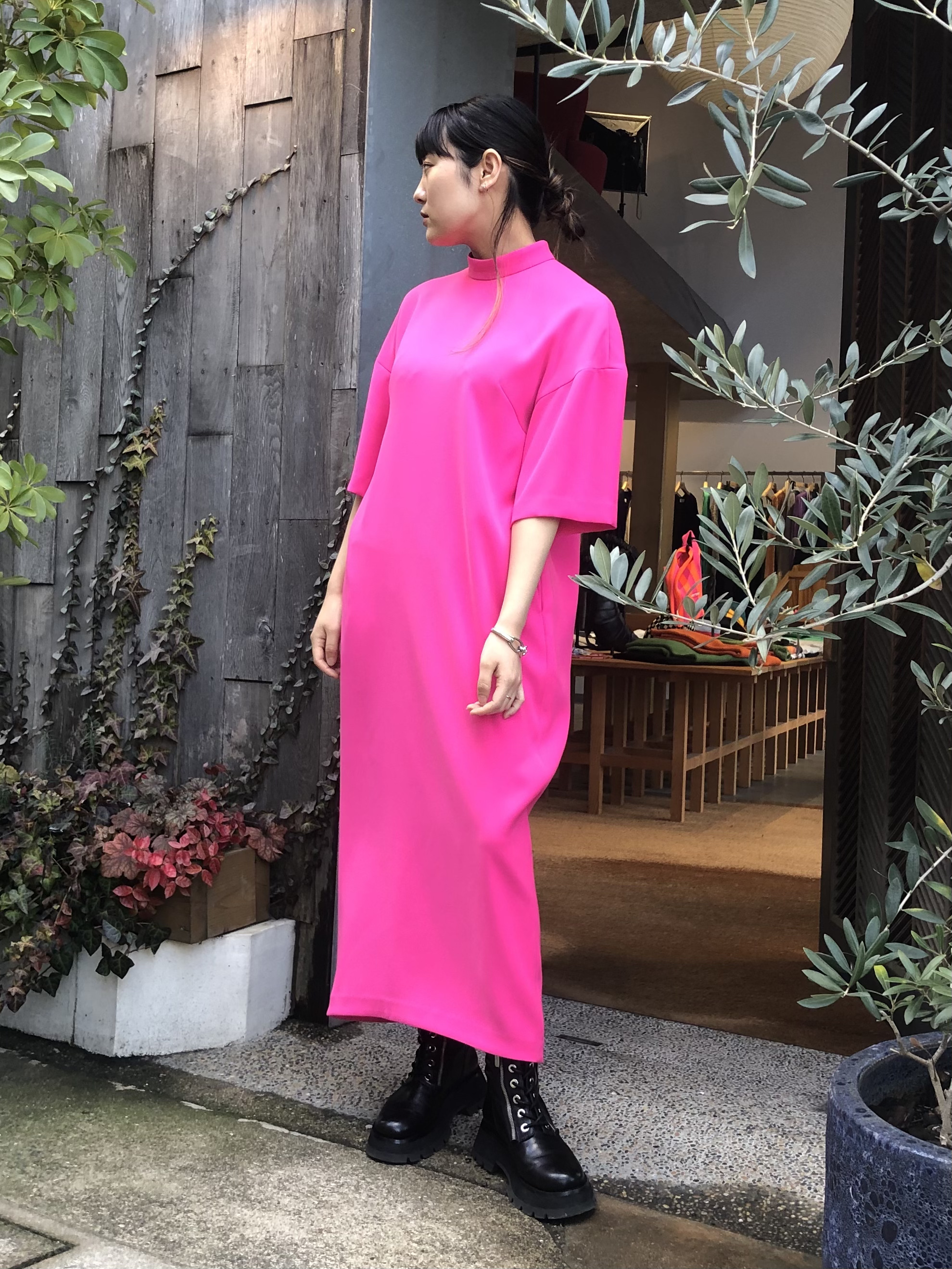 開店記念セール Enfold ワンピース フォクシー好きさんにも エンフォルド 38 ひざ丈ワンピース