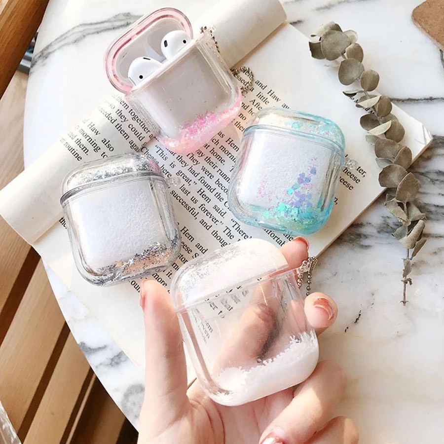 スノードームラメairpodsケース Airpods1 2 Matey Shop かわいいを日常に Iphoneケース Airpods ケース