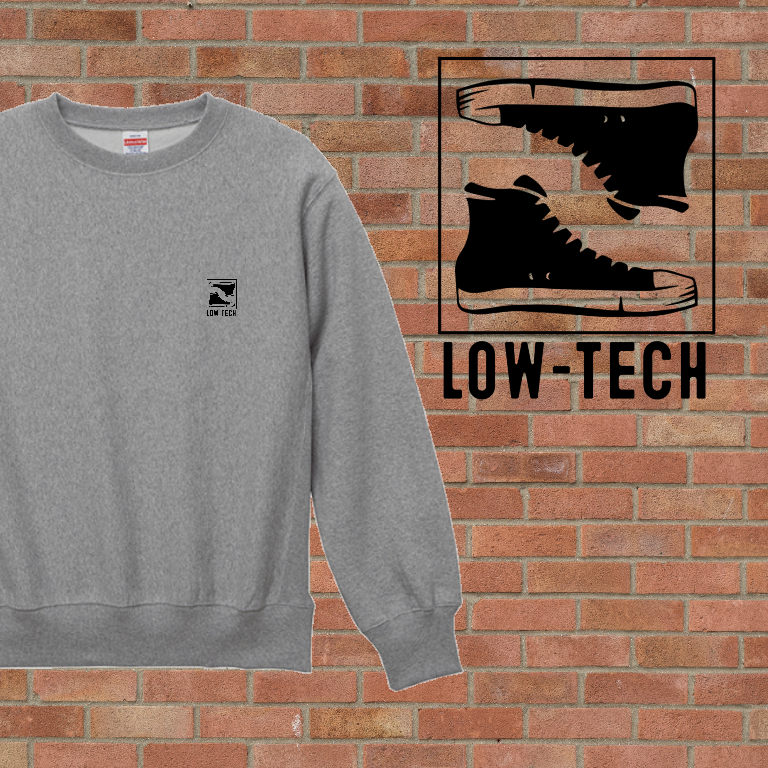 Low Tech スウェット トレーナー 肉厚 裏起毛 メンズ レディース かっこいい かわいい ストリート カジュアル おしゃれ ヘビロテ ヘビーウェイト ヘビーオンス 大きめ あったかい 頑丈 長持ち タフ サイドパネル リブ Sit In Garment シットインガーメント