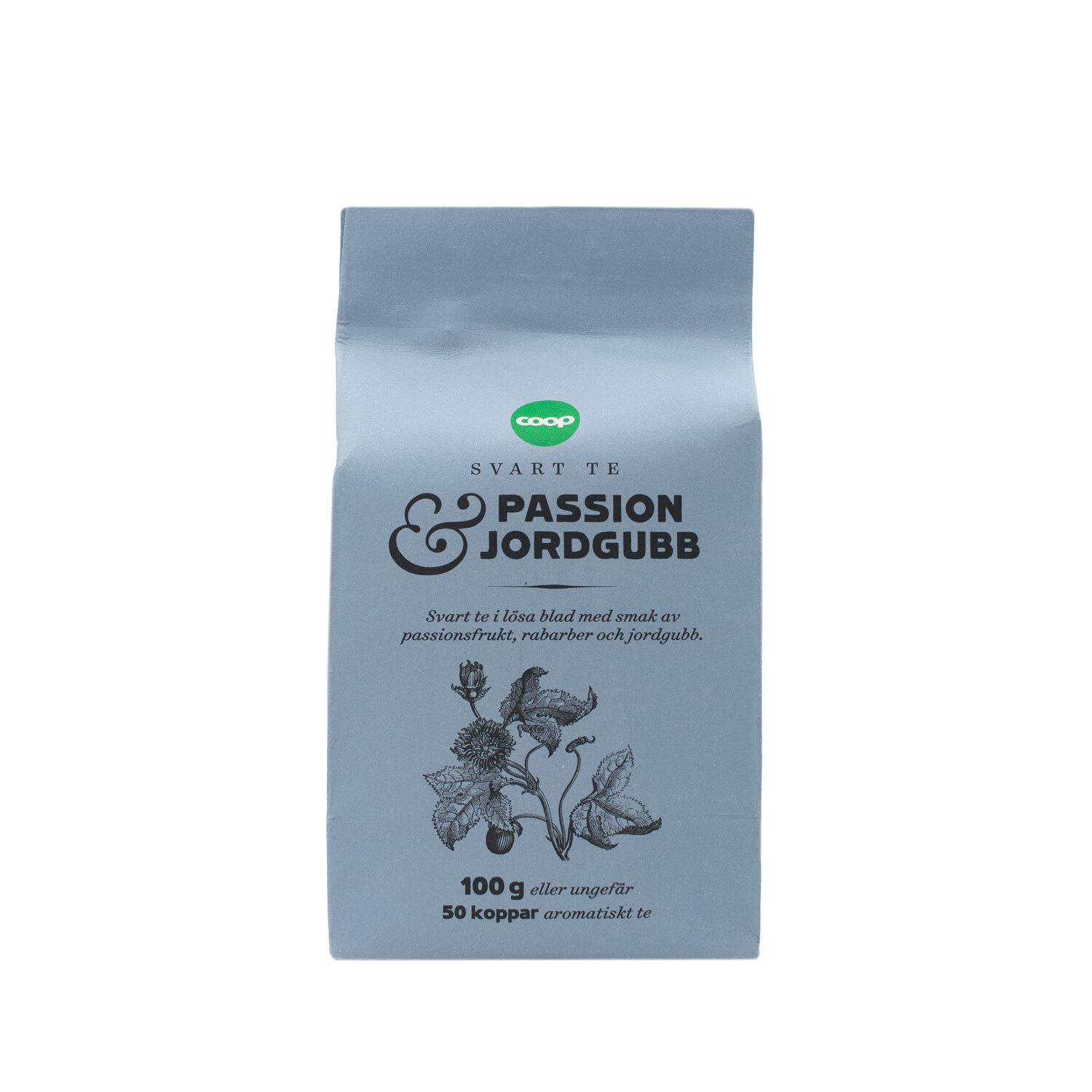 Passion Jordgubb パッションフルーツと苺 フレーバーティー 100g Fikahuset フィーカフセット スウェーデンの紅茶とコーヒーの販売