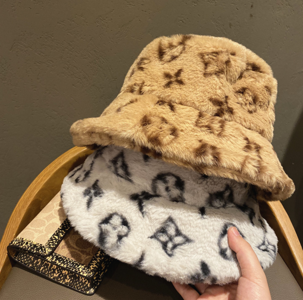 送料無料 ハット バケットハット キャップ 帽子 フェイクファー 毛皮 ソフトベルベット 冬 おしゃれ かっこいい ホワイト カーキ シャンパン Sunnyssnappy