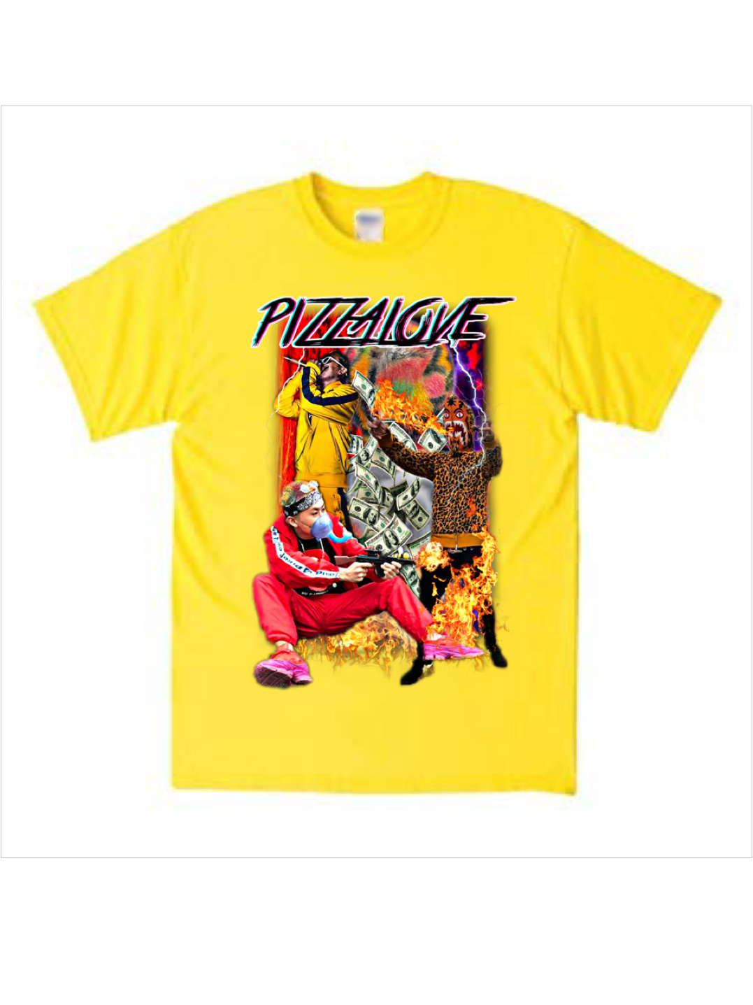 Pizzaordie Pizzalove Artist T Shirt Yello Pizzaordie