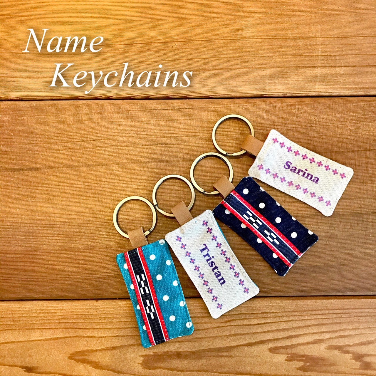 名前キーホルダー 外国人の名前 アルファベット Name Keyring English Name Maruhira 石垣島 ハンドメイドの 名前キーホルダーや布マスクのお店