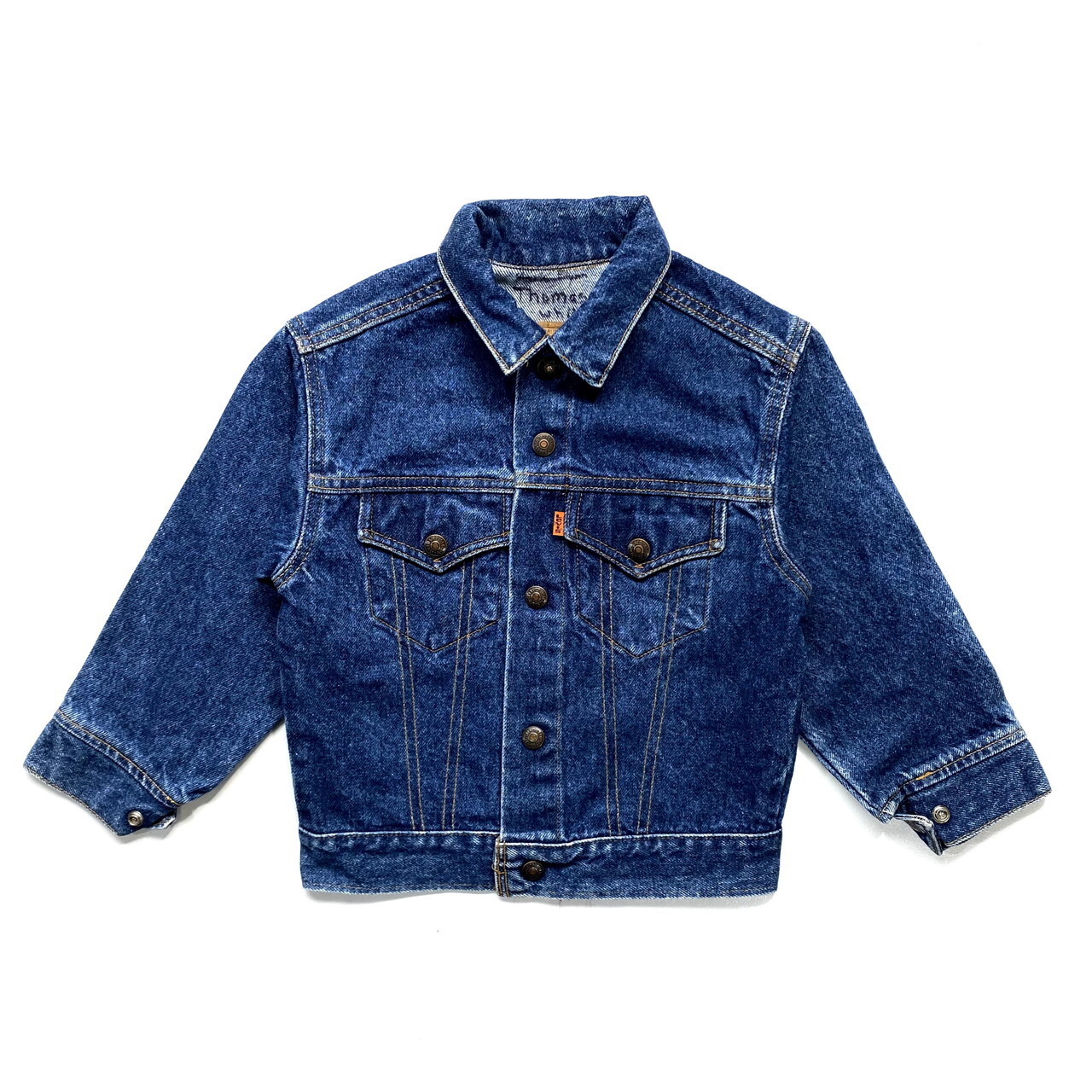 Kids 90年代 Usa製 Little Levi S リトル リーバイス デニムジャケット 6歳 1 相当 古着 キッズ 子供服 90s ビンテージ ヴィンテージ トラッカージャケット デニムジャケット Al Cave 古着屋 公式 古着通販サイト