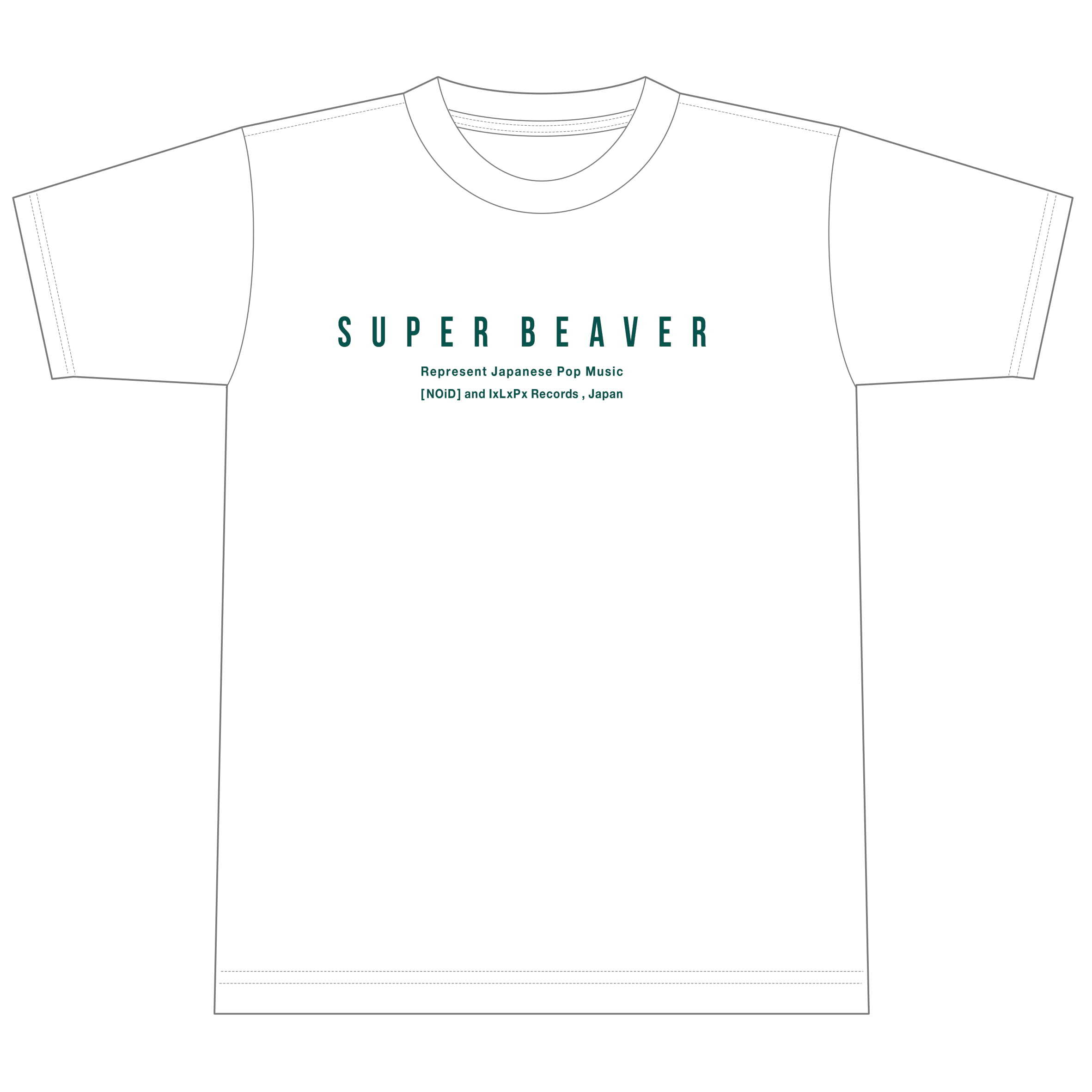 シンプルtシャツ ホワイト Super Beaver Official Webstore