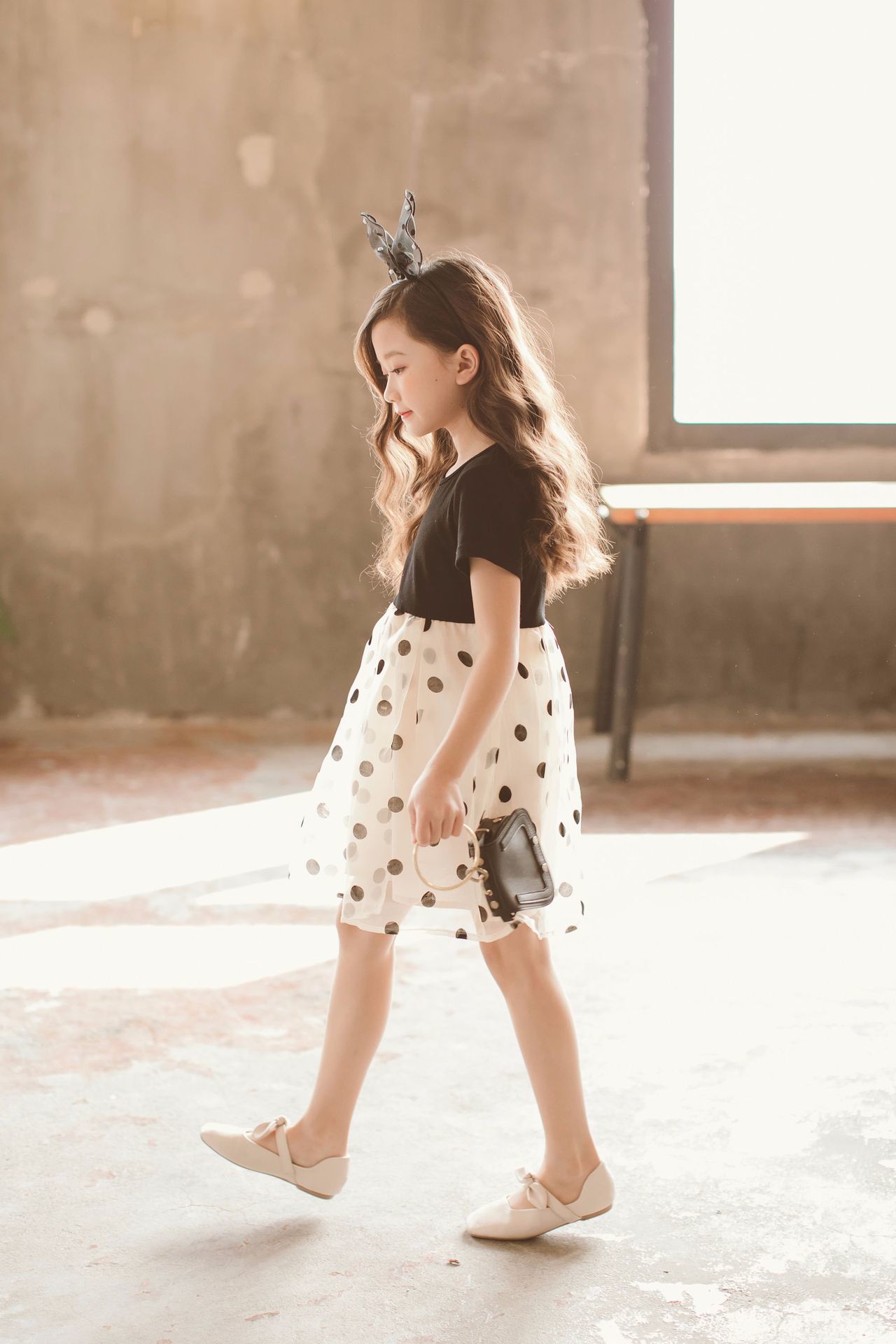 キッズ ｔシャツ シフォン ドット柄ワンピース おしゃれ ナチュラル ブラウス 長袖 無地 ホワイト 白 ｔシャツ 卒園式 入園式 入学式 フォーマル 韓国子供服 韓国服 子供服 キッズ ジュニア 女の子1cm 130cm 140cm 150cm 160 送料無料 韓国レディース キッズ