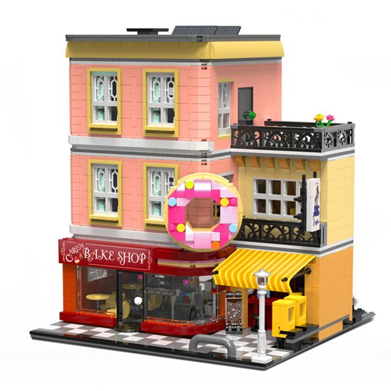 ベイクショップカフェ ビルディングブロックキット セット おもちゃ 子供 Lego レゴ Pinbaer Shop ピンベアー ショップ