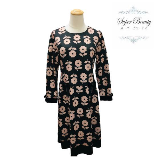 スーパービューティ Super Beauty フラワーデザインワンピース Ll 44 大人かわいい服 Gold Smith