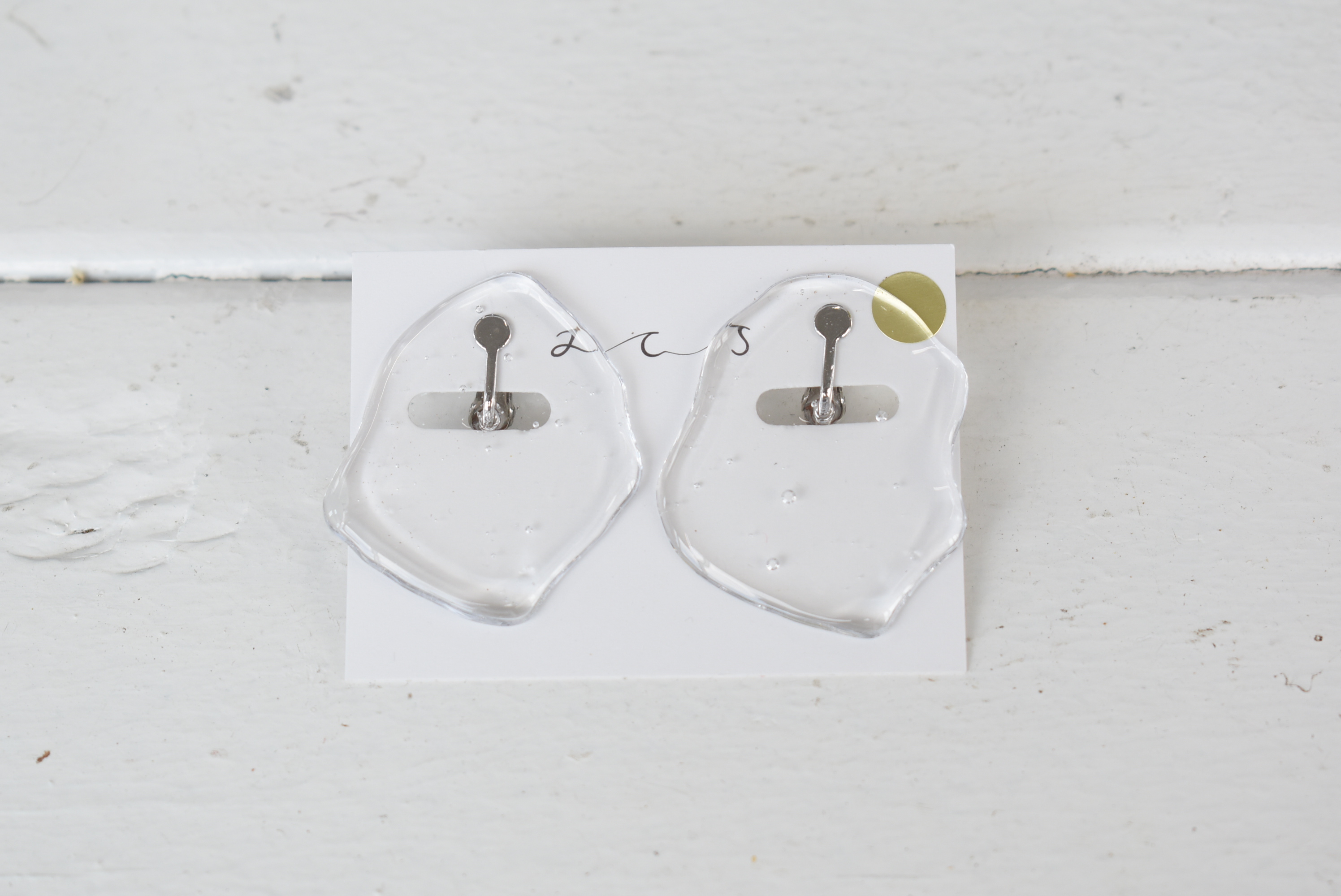 Acs 透明イヤリング 京都 路地裏3坪雑貨店