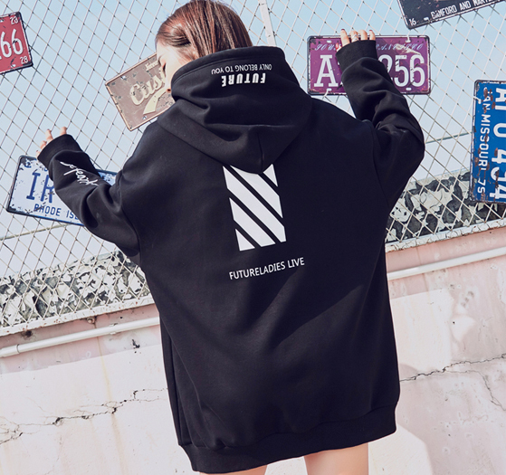 パーカー レディース 韓国 長袖 ビッグパーカー ストリート 原宿系 Tb 611 毒いちご 韓国ファッション