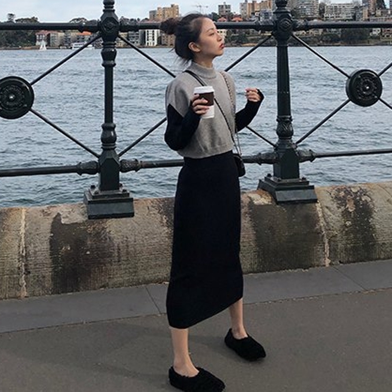 秋新作 セットアップ ニットトップス ベスト ワンピース レディース 上下レディースセットアップ 夏 秋 セットアップ スーツ セットアップnew セットアップ レディース ブラック グレー Viento