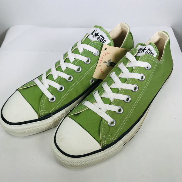 90 S Converse コンバース All Star Low オールスターロー キャンバススニーカー Bamboo Green バンブーグリーン デッドストック Nos Us8 Usa製 希少 ヴィンテージ Agito Vintage