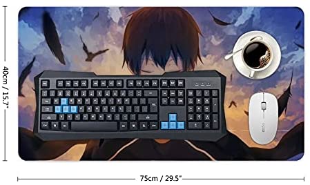 Jpcs バレーボール少年 大型マウスパッド コンピュータ アニメ 防水 かわいいテーブルマット 40 X 75 Cm Japan Classic Store