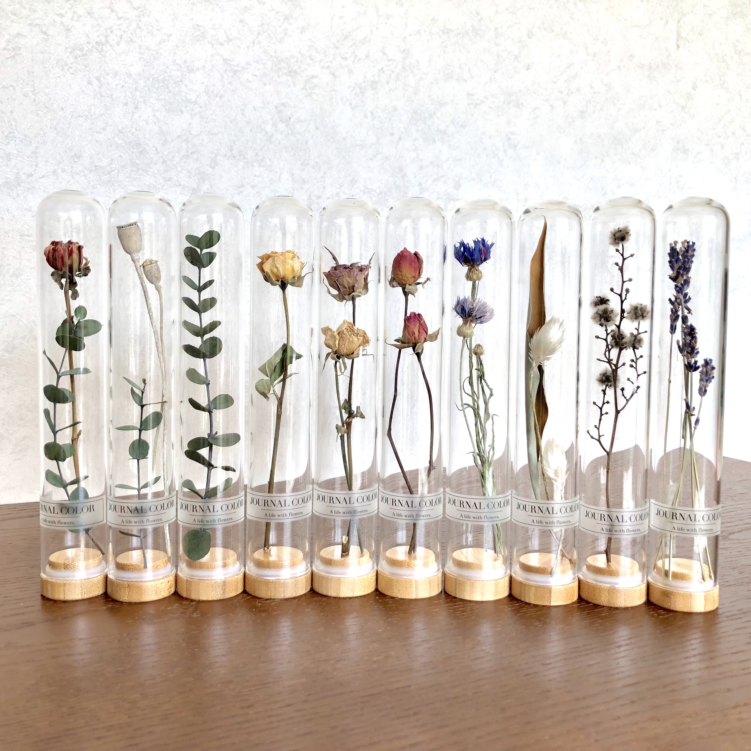 ガラスボトル In ドライフラワー Journalcolor