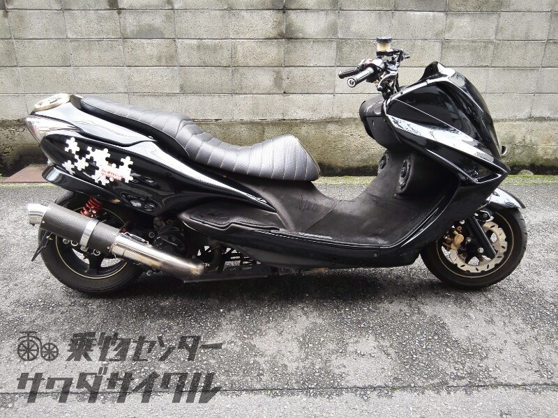 中古車 マジェスティ125 フルカスタム オーディオ付 ｓａｗａｄａ ｃｙｃｌｅ