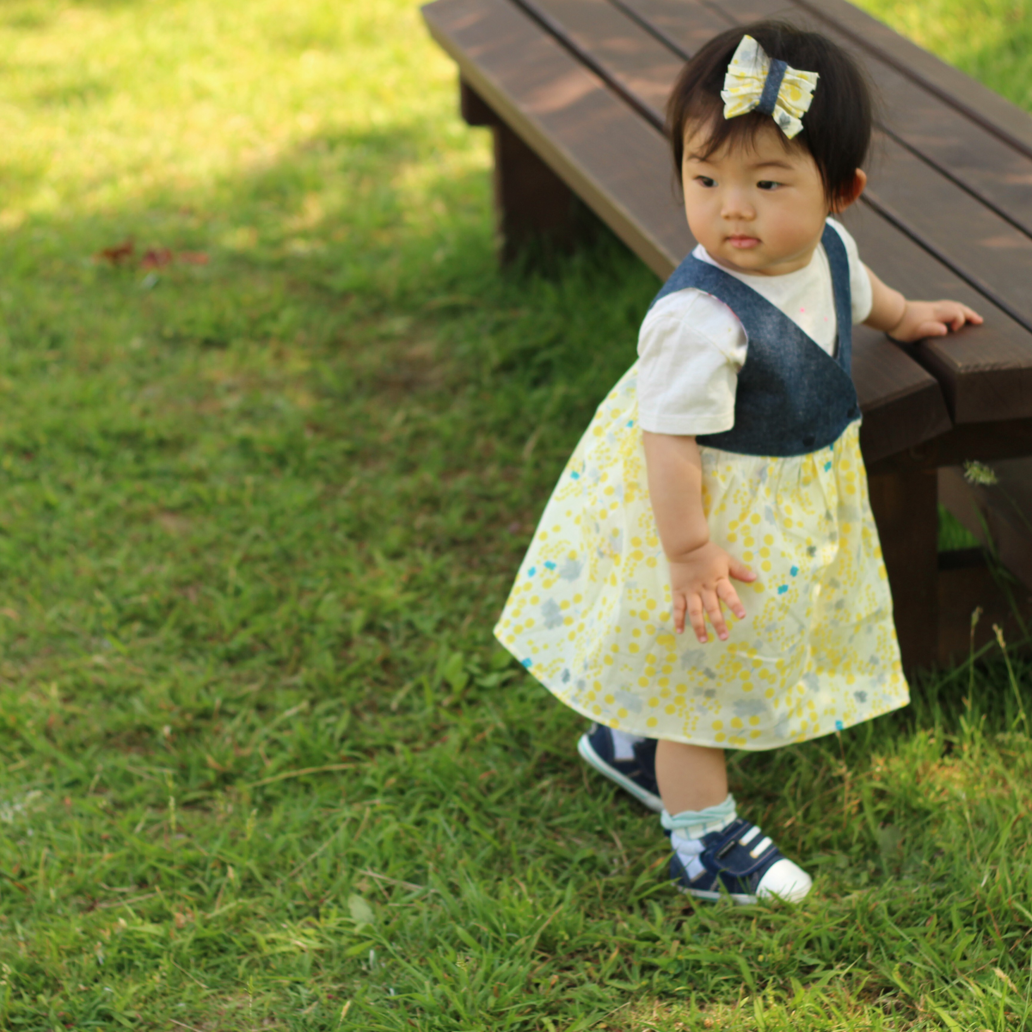 ペプラム カシュクール ワンピース ベビー服 Ma Minette