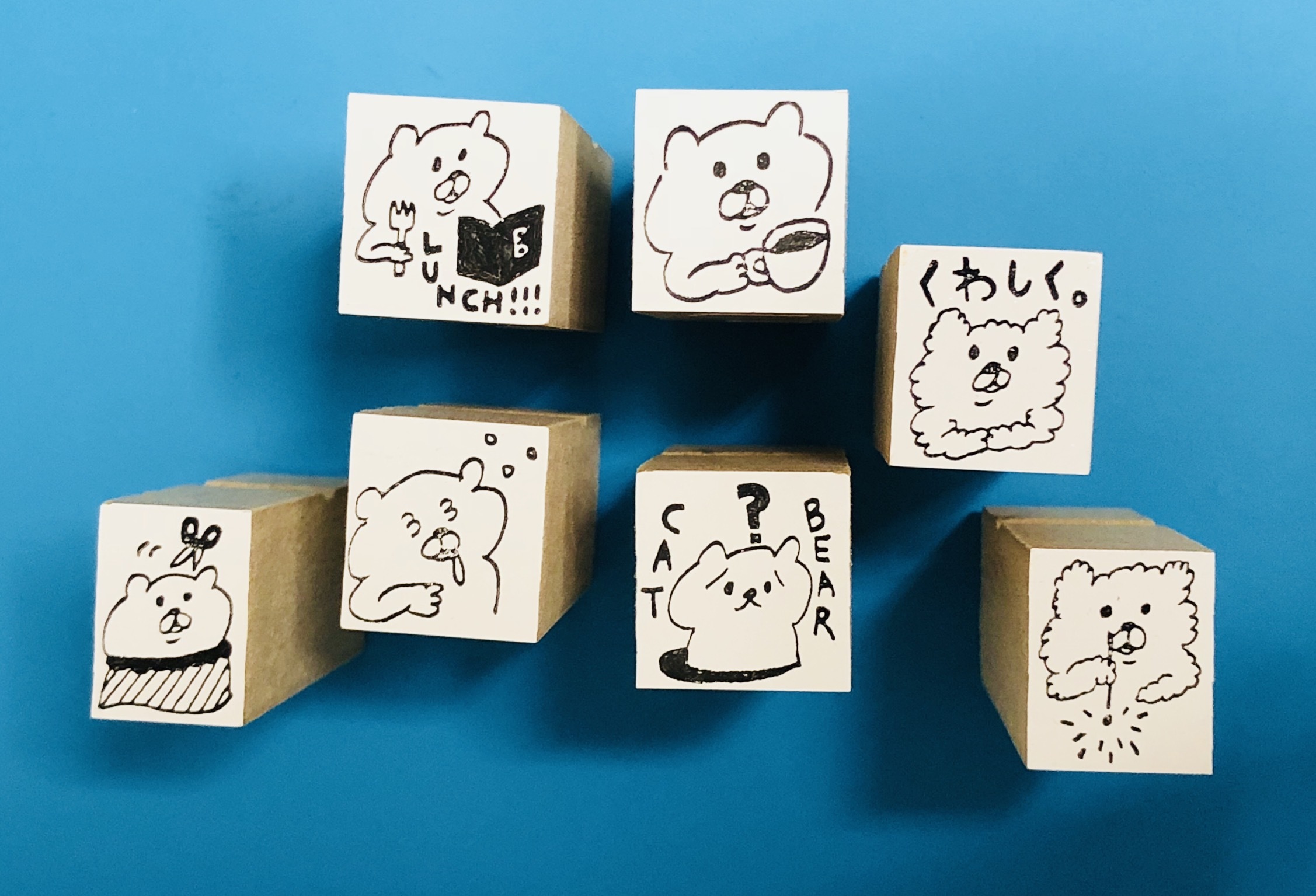 イラストのスタンプ ６ S Blancabianca