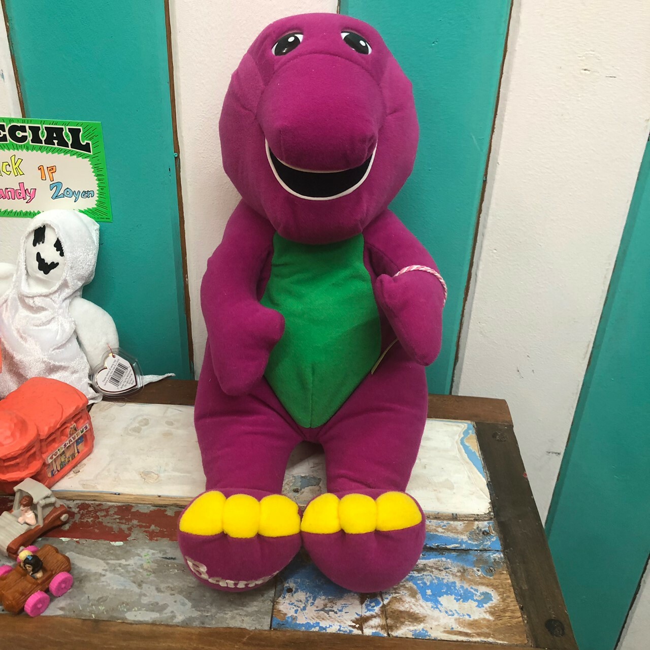 Barney Friends Barney Talking Plush Doll バーニー フレンズ おしゃべりぬいぐるみ The Puppez E Shop ザ パペッツ松本 Webショップ