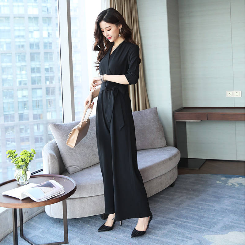 パンツドレス パーティードレス パンツ袖あり 大きいサイズ 黒 かっこいいパンツドレス 結婚式 お呼ばれドレス 代 30代 40代 成人式 同窓会 食事会 謝恩会 創立記念 周年記念 女子会 入学式 卒業式 入園式 卒園式 演奏会 発表会 Viento