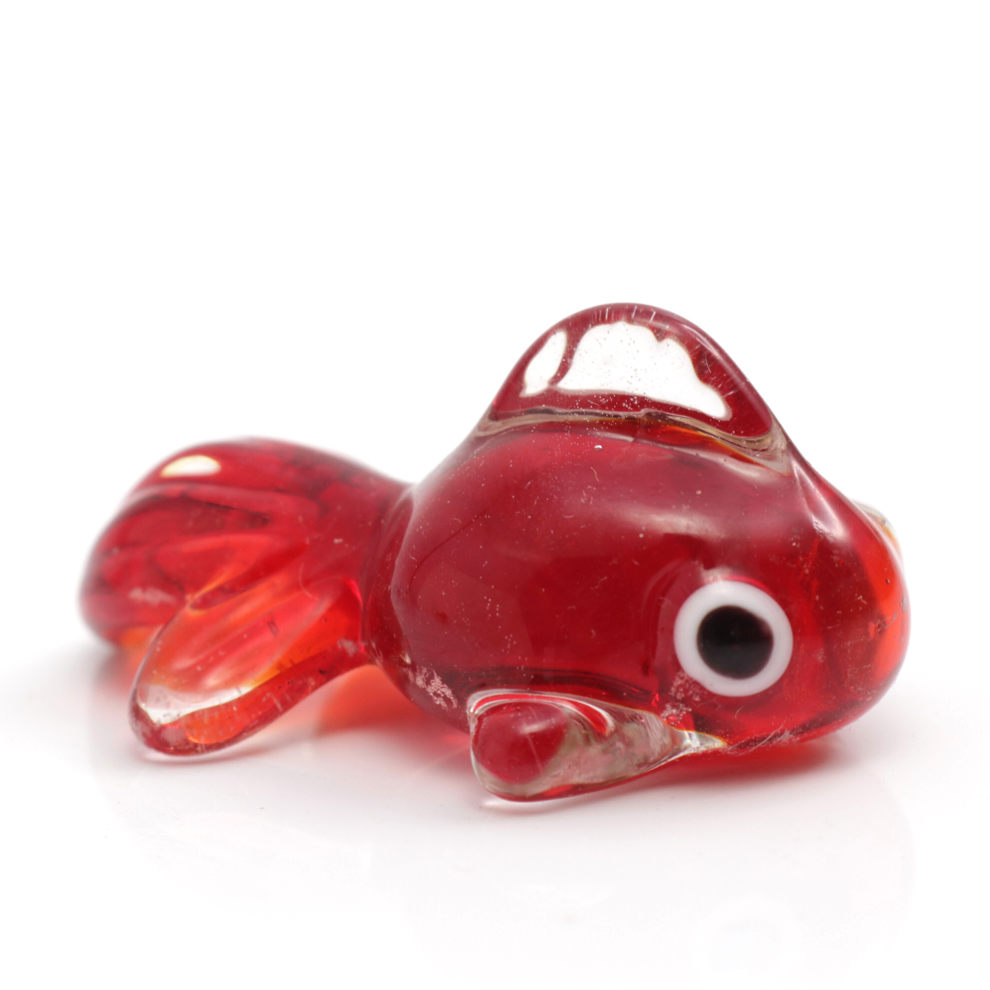 金魚 ガラス オブジェ 4色セット 置物 和風 水鉢 水槽 ディスプレイ 硝子細工 硝子 雑貨屋リエット