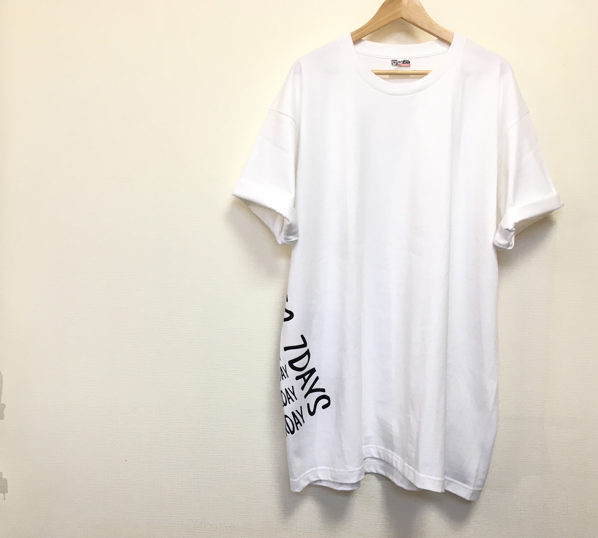 メンズ5xl 着ると可愛い 超ビッグｔシャツ ホワイト ユニセックス Tシャツ パーカーブランド 24 7graphics