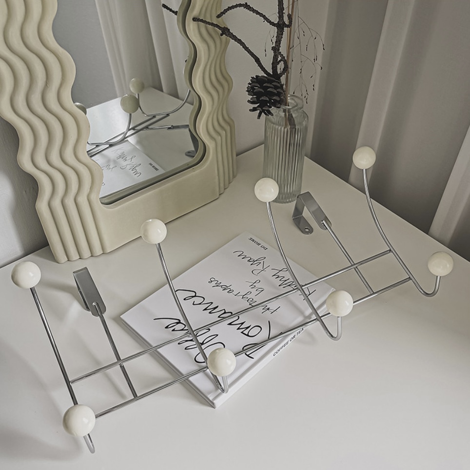 Retro Ball Coat Rack ヴィンテージ レトロ ボール コートラック ドア ハンガー ８口 韓国 北欧 雑貨 Tokki Maeul トッキマウル 韓国雑貨通販サイト