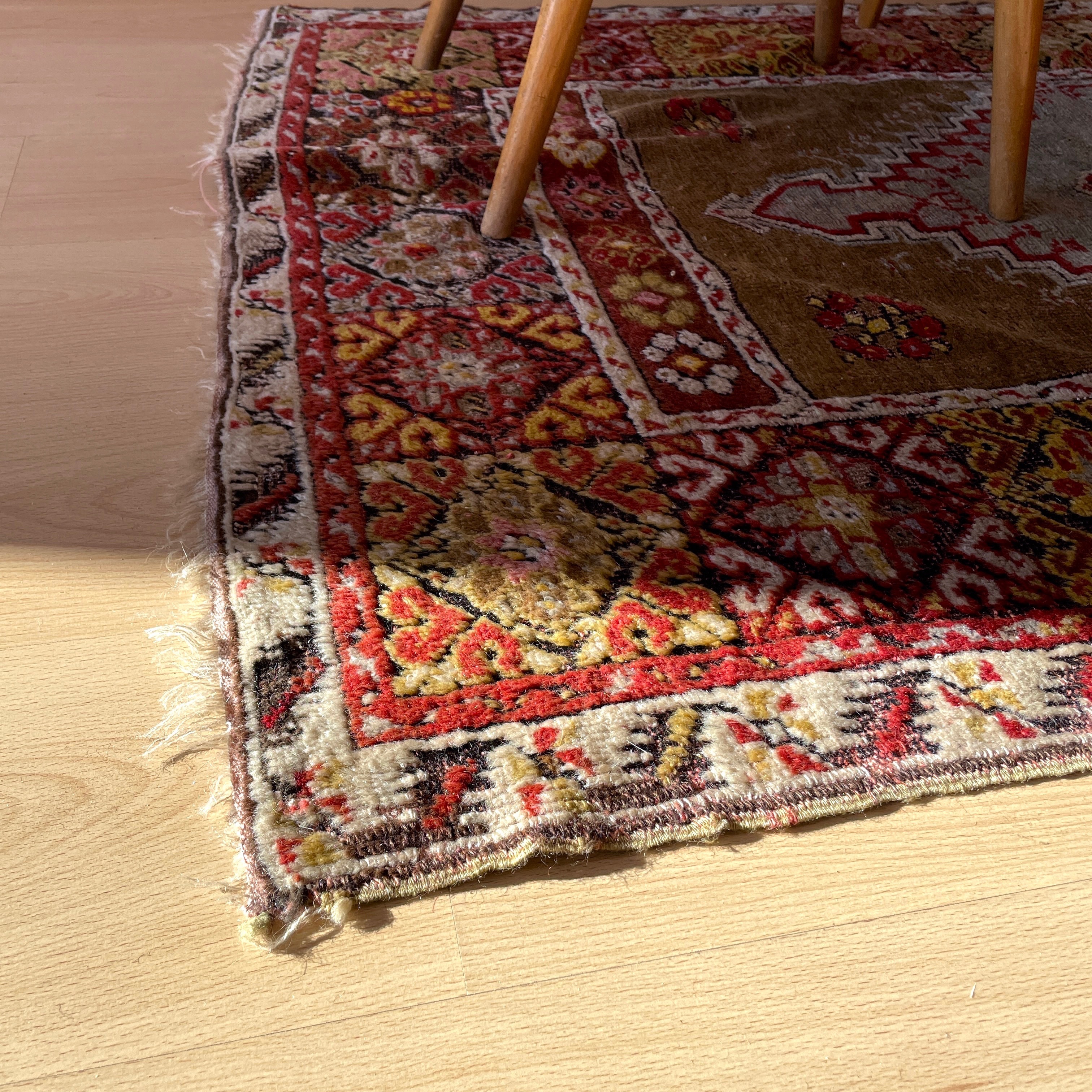 優先配送 トルコの手結びヴィンテージラグ - ラグ - williamsav.com