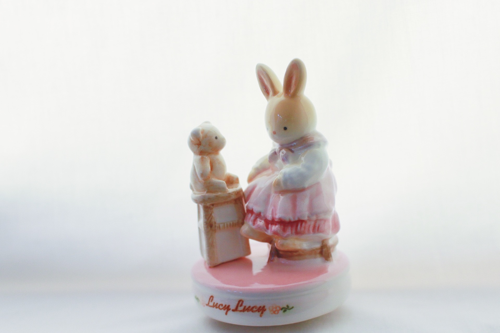 Sekiguchi 陶器オルゴール ルーシールーシー ミニおしゃべり 手のひらの上の小さなお店 Kotolittle