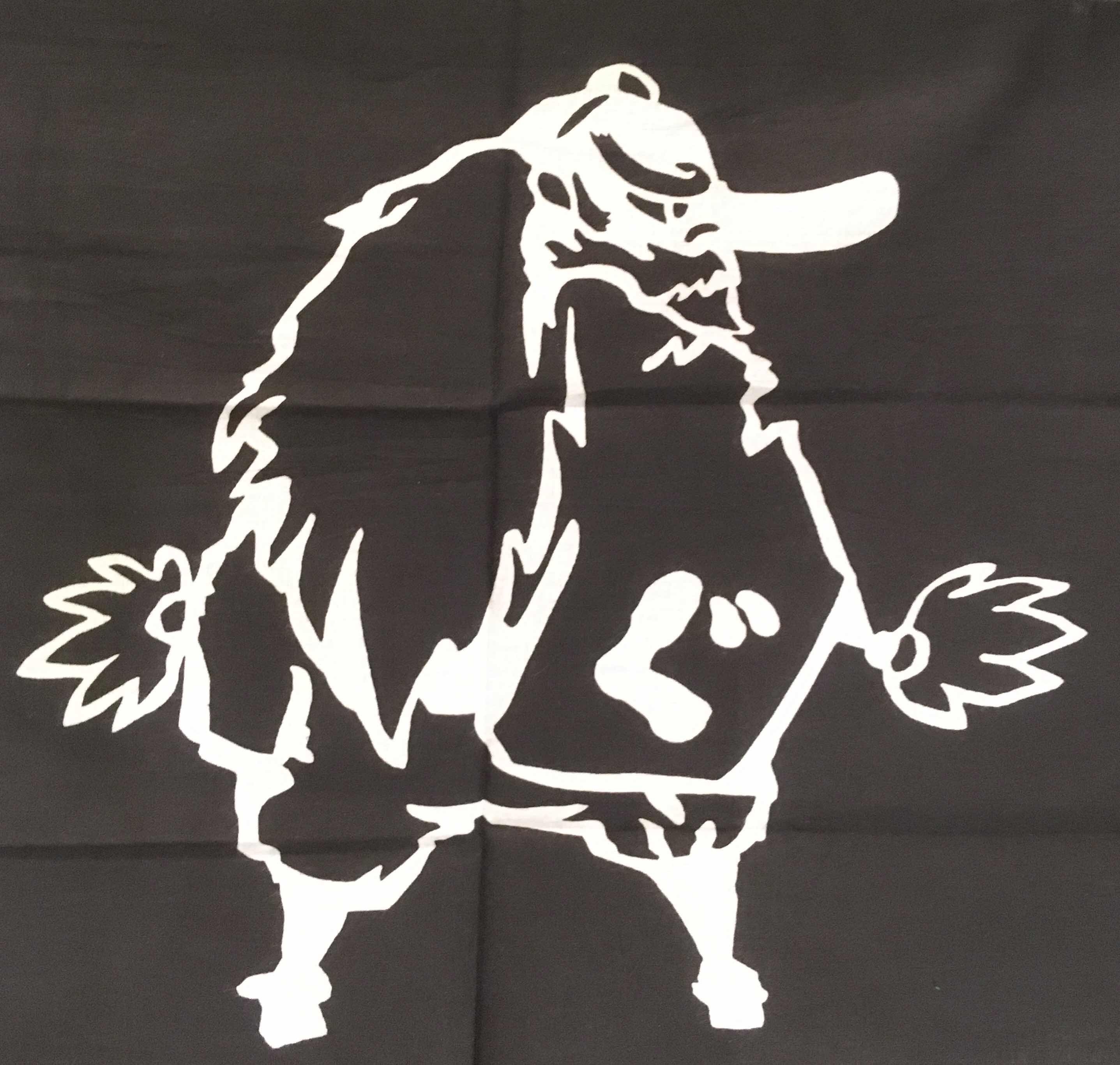 てんぐアート 天狗てぬぐい黒色 大怪店webギャラリー
