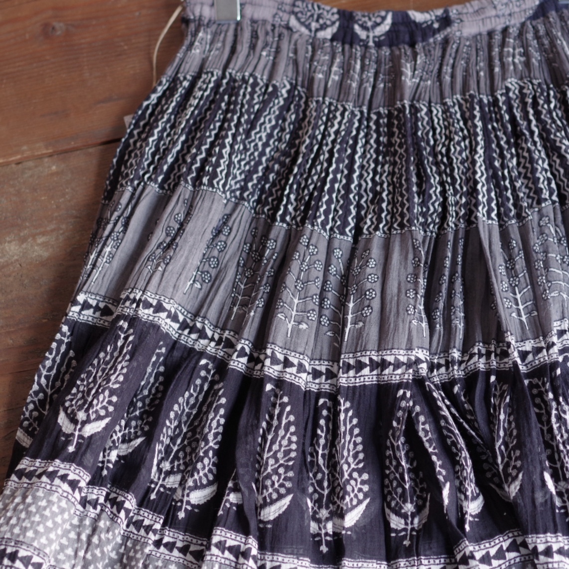 India Cotton Skirt インド綿 コットン スカート 古着屋 仙台 Biscco 古着 Vintage 通販