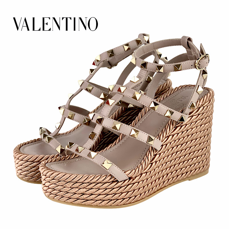 VALENTINO ヴァレンティノ ウェッジ サンダル 34 - 靴