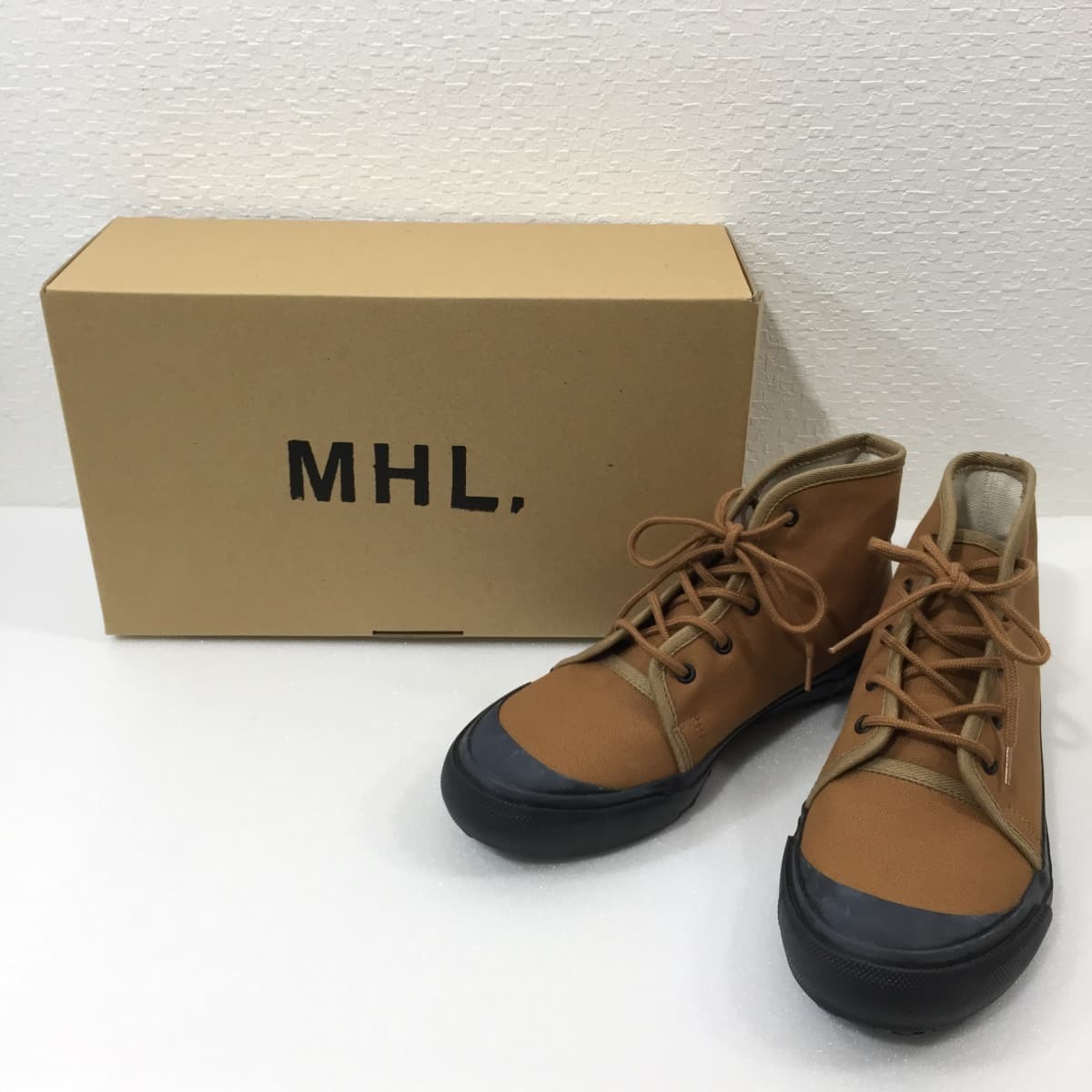 Mhl エムエイチエル マーガレットハウエル Military High Top Bootミリタリーハイトップブーツ キャンバスハイカットスニーカー25 フクル ファッションブランドユーズドセレクトショップ