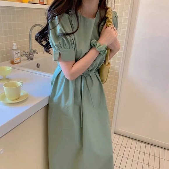 ワンピース 154 今が旬 ﾟ ミントグリーンワンピース ｂｌｏｅｍ